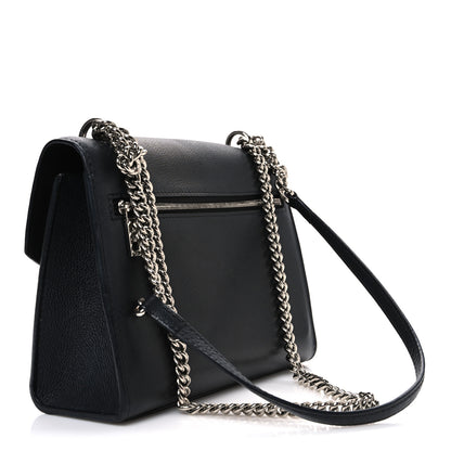 Louis Vuitton Soft Calfskin Mylockme Chain Bag BB Black 3 of 11