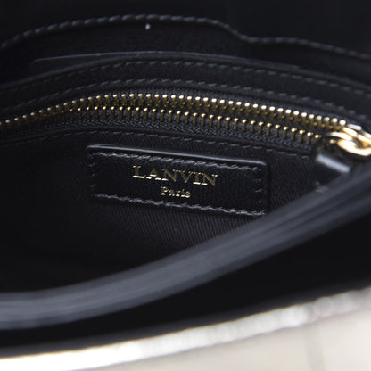 Lanvin Metallic Snakeskin Mini Sugar Flap Shoulder Bag Gold 6 of 9