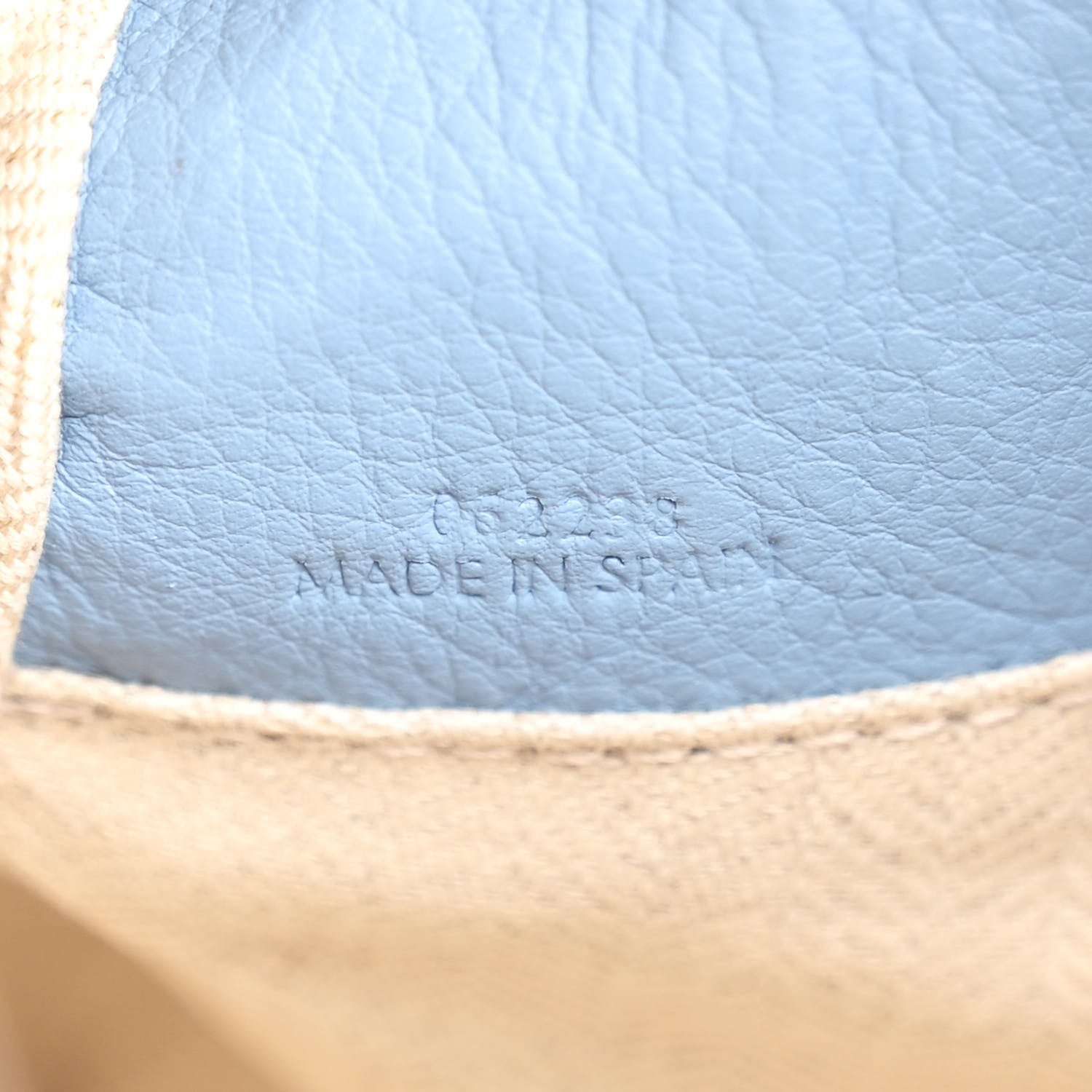 Loewe Calfskin Small Puzzle Bumbag Dusty Blue 7 of 10