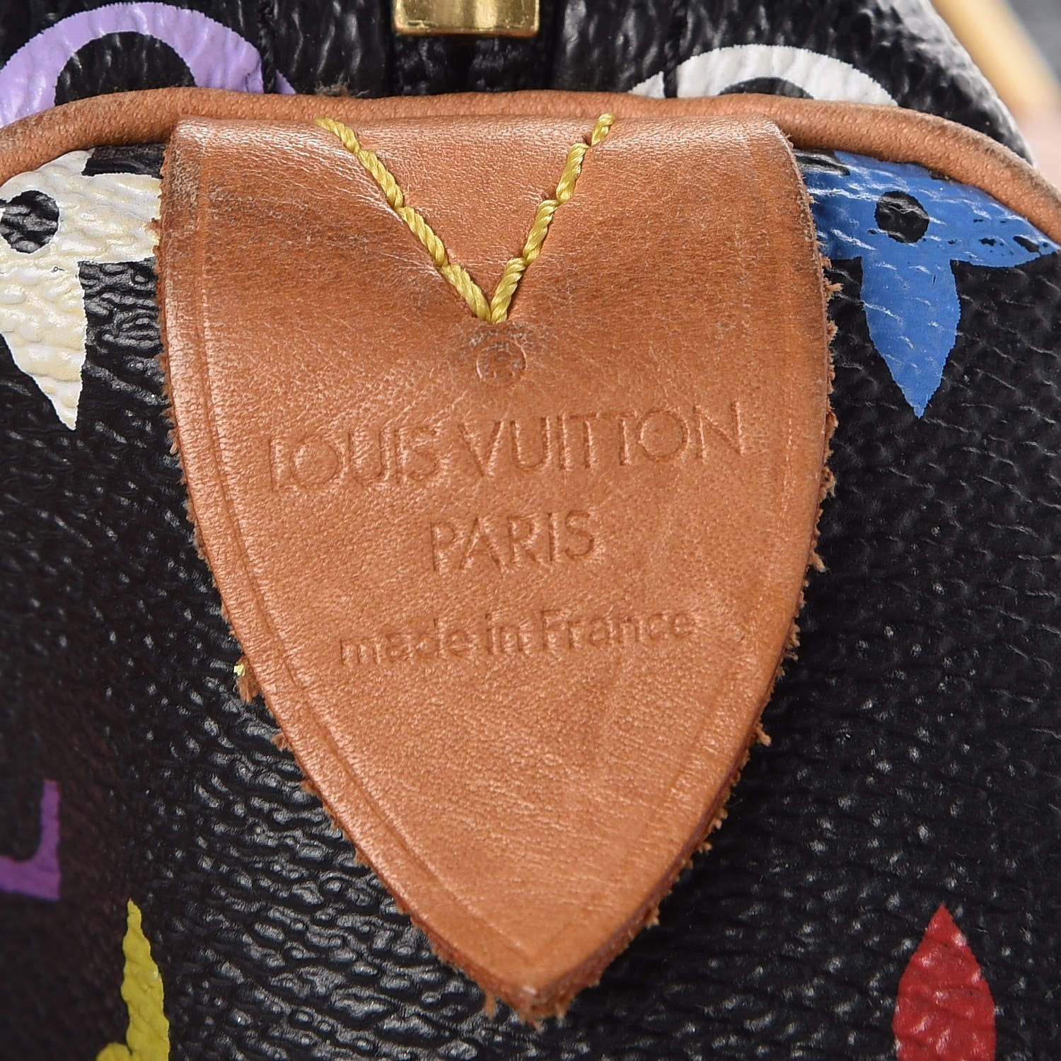 Louis Vuitton Monogram Multicolor Speedy 30 Black 6 of 9