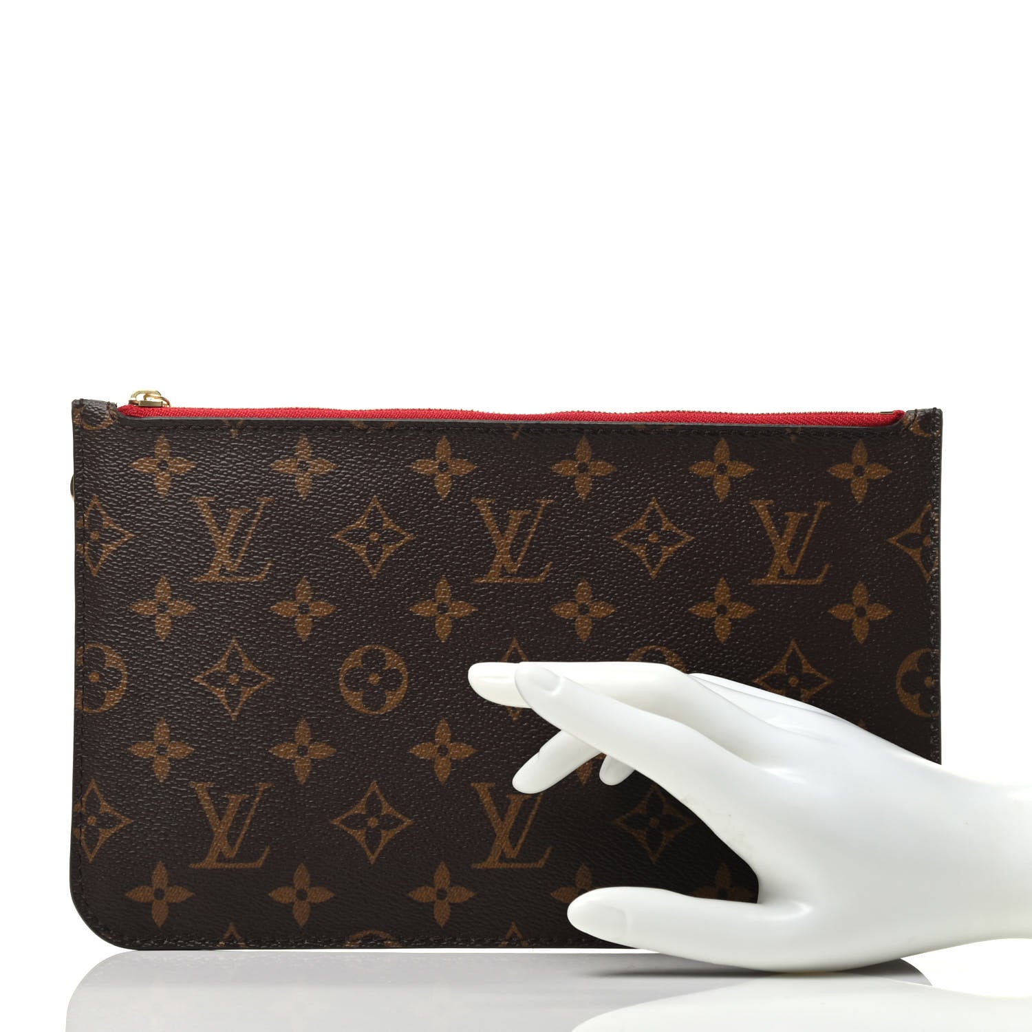 Louis Vuitton Monogram Neverfull MM GM Pochette Cherry 2 of 7