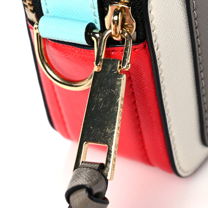 Marc Jacobs Saffiano Small Snapshot Camera Bag Porcelain Multi 13 of 13