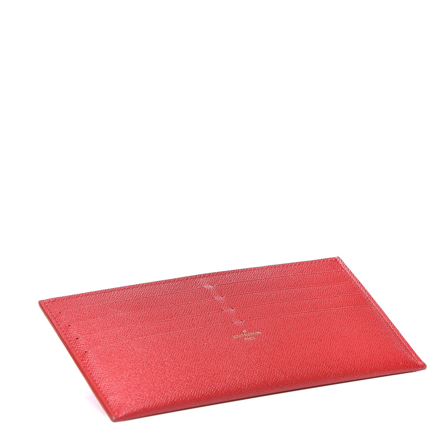 Calfskin Felicie Card Holder Insert Cherry