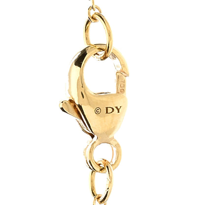 David Yurman 18K Yellow White Gold Diamond Precious Chatelaine Necklace 4 of 4