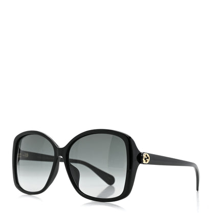 Gucci Acetate Square Frame Sunglasses GG0950SA Black 1 of 8