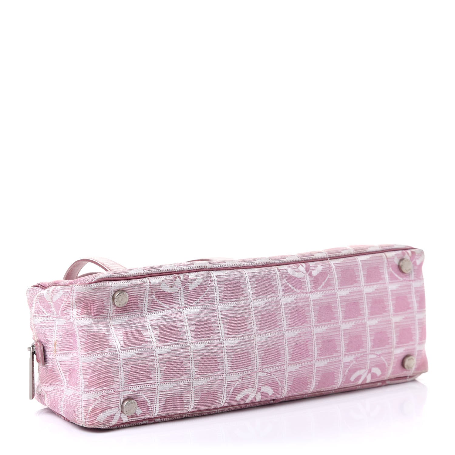 Chanel Nylon Travel Bowler Pink 4 of 6