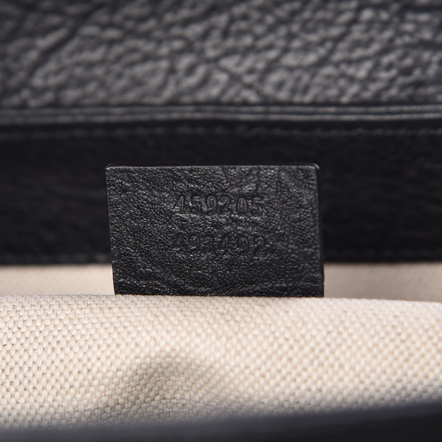 Calfskin Web Padlock Tote Black