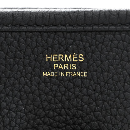 Hermes Taurillon Clemence Evelyne III PM Black 6 of 12