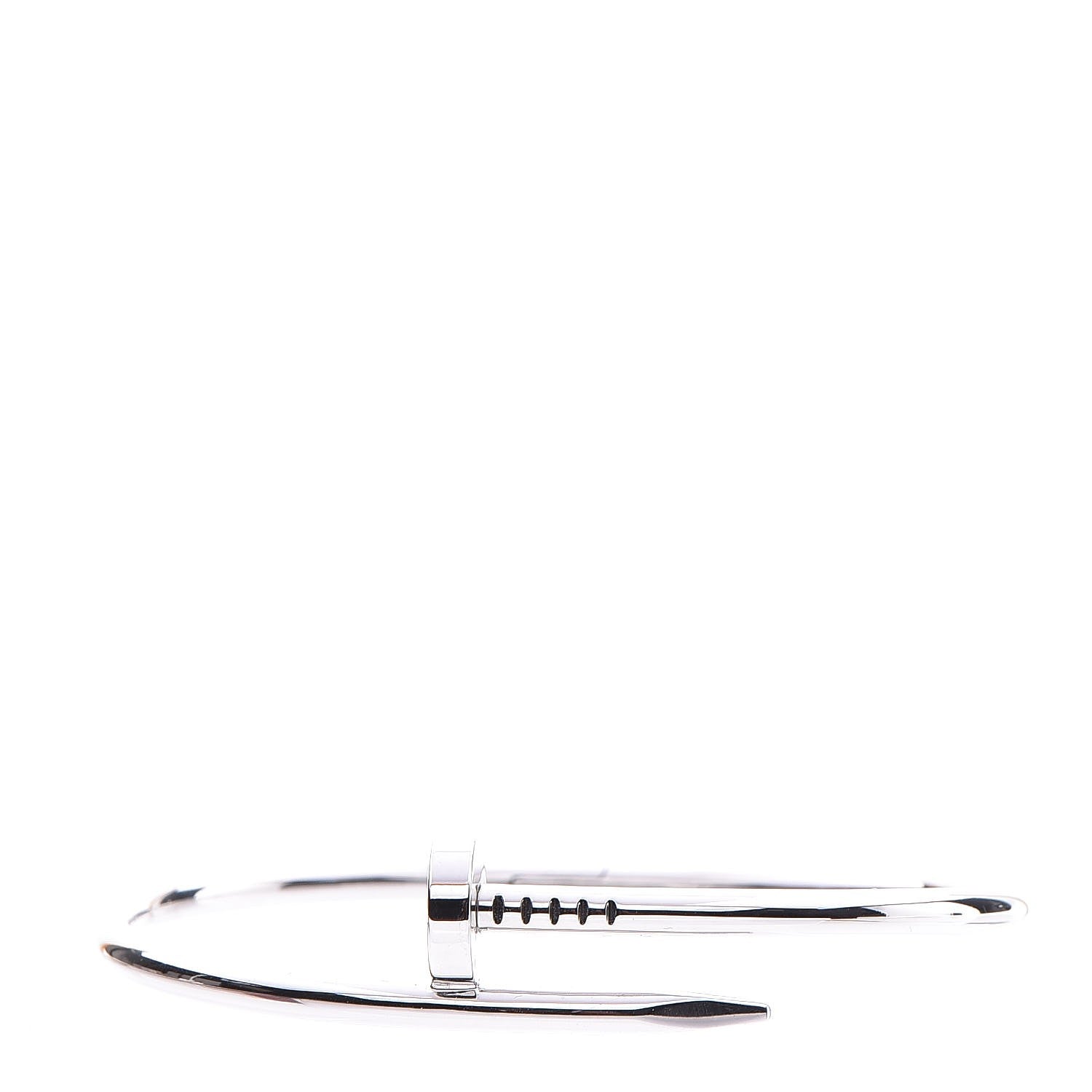 Cartier 18K White Gold Juste Un Clou Bracelet 18 1 of 4