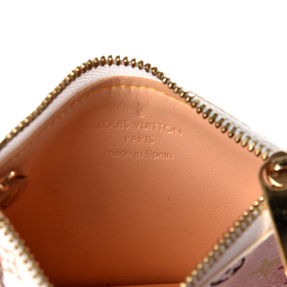 Louis Vuitton Monogram Multicolor Key Pouch White 4 of 8