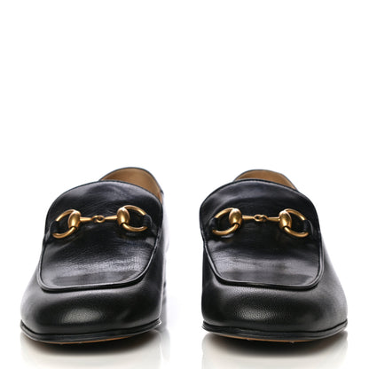 Gucci Goatskin Womens Horsebit Loafers 38 Black 2 of 16