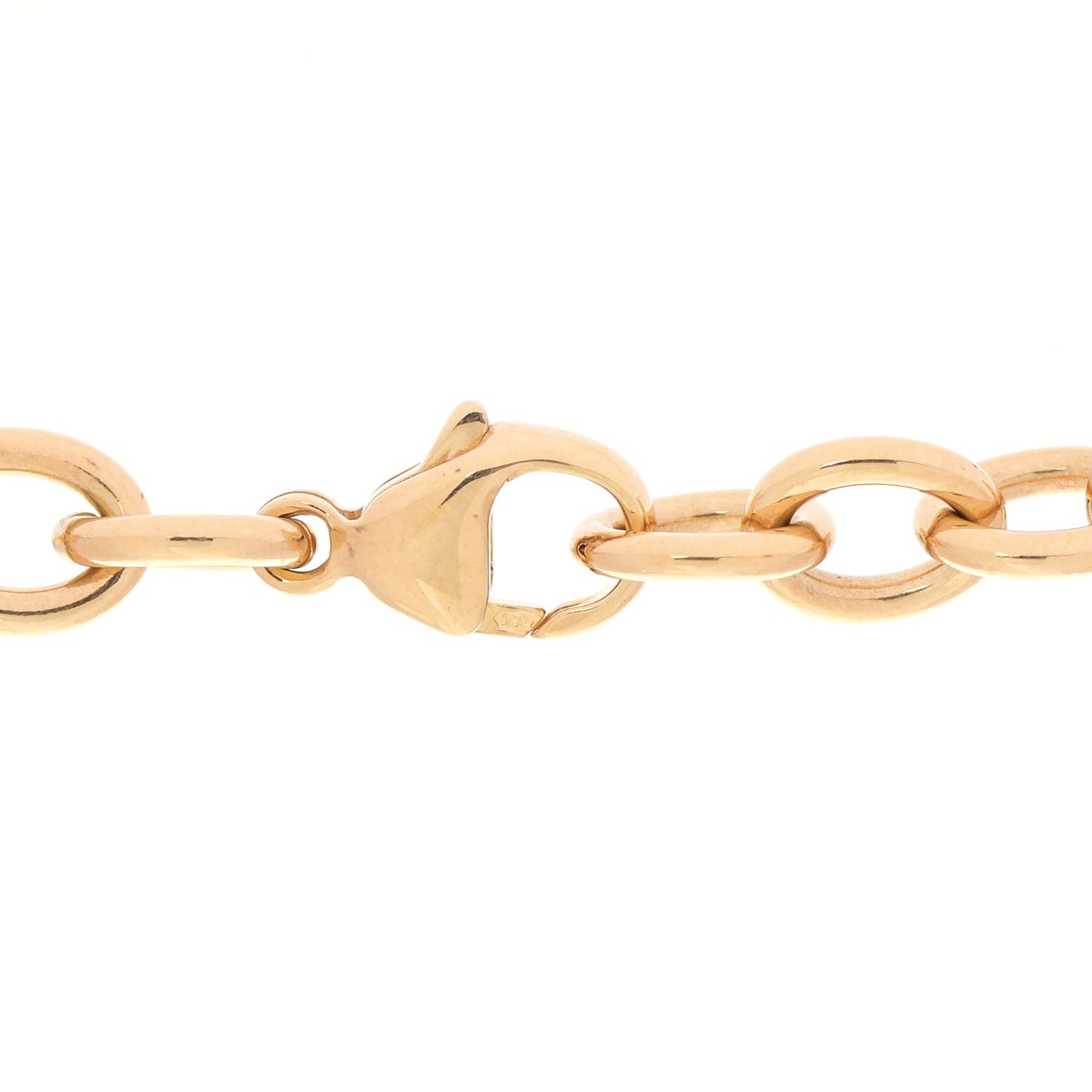 18K Yellow Gold Heart Tag Necklace
