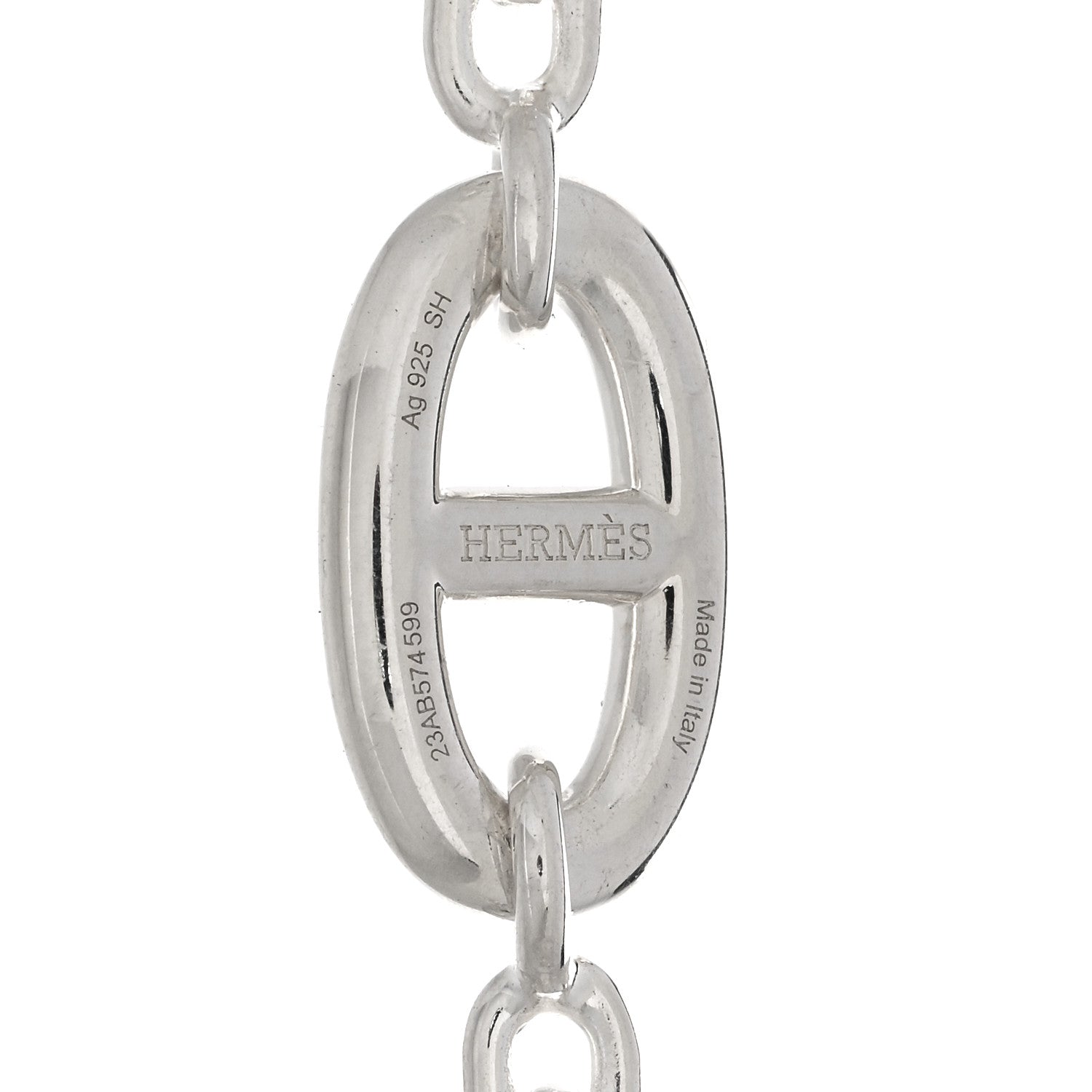 Hermes Sterling Silver Farandole Bracelet SH 3 of 4