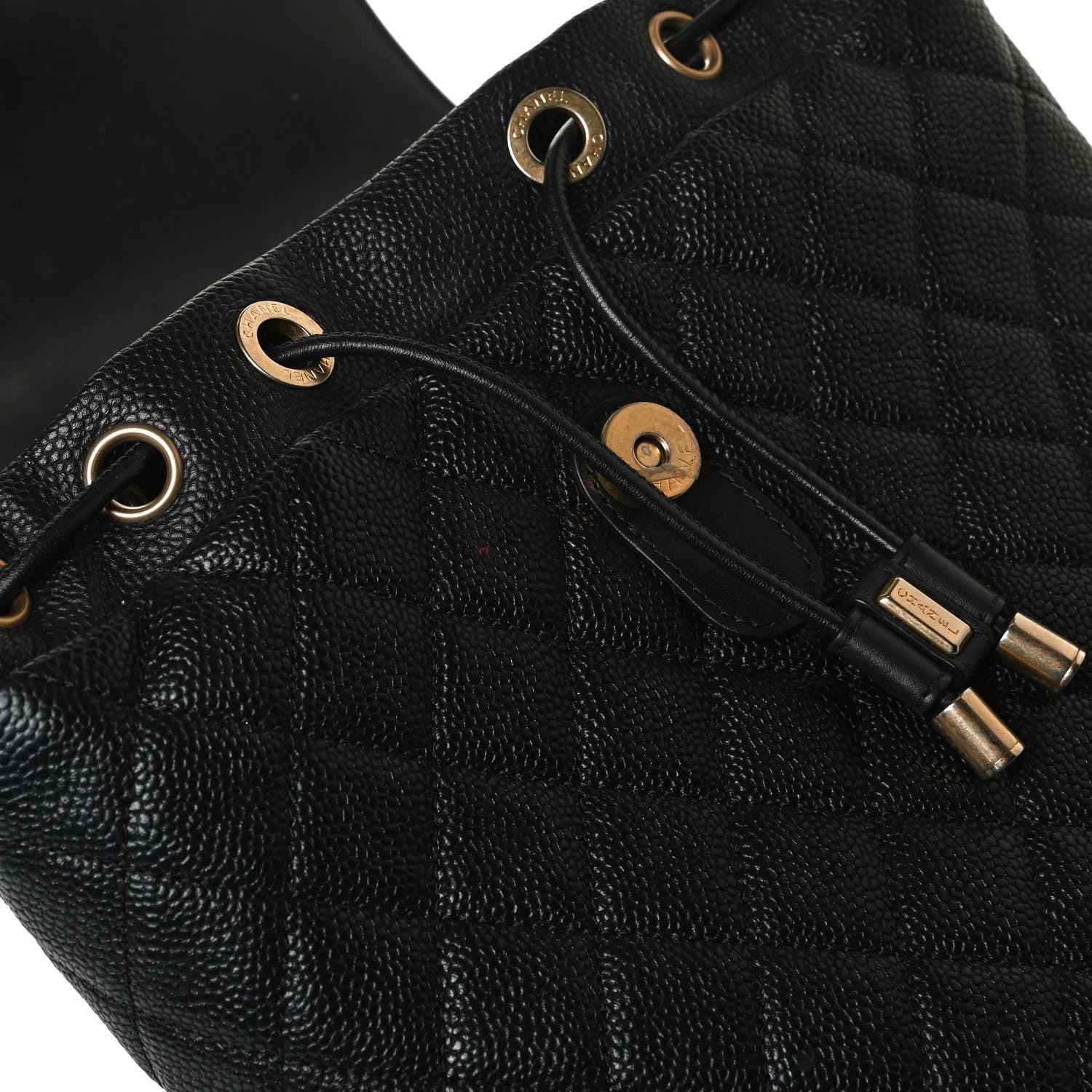 Chanel Caviar Quilted Filigree Backpack Black 11 of 15