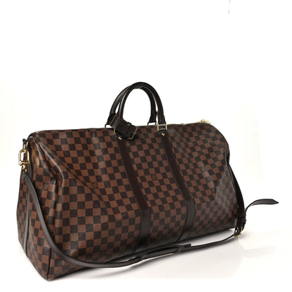 Louis Vuitton Damier Ebene Keepall Bandouliere 55 2 of 8