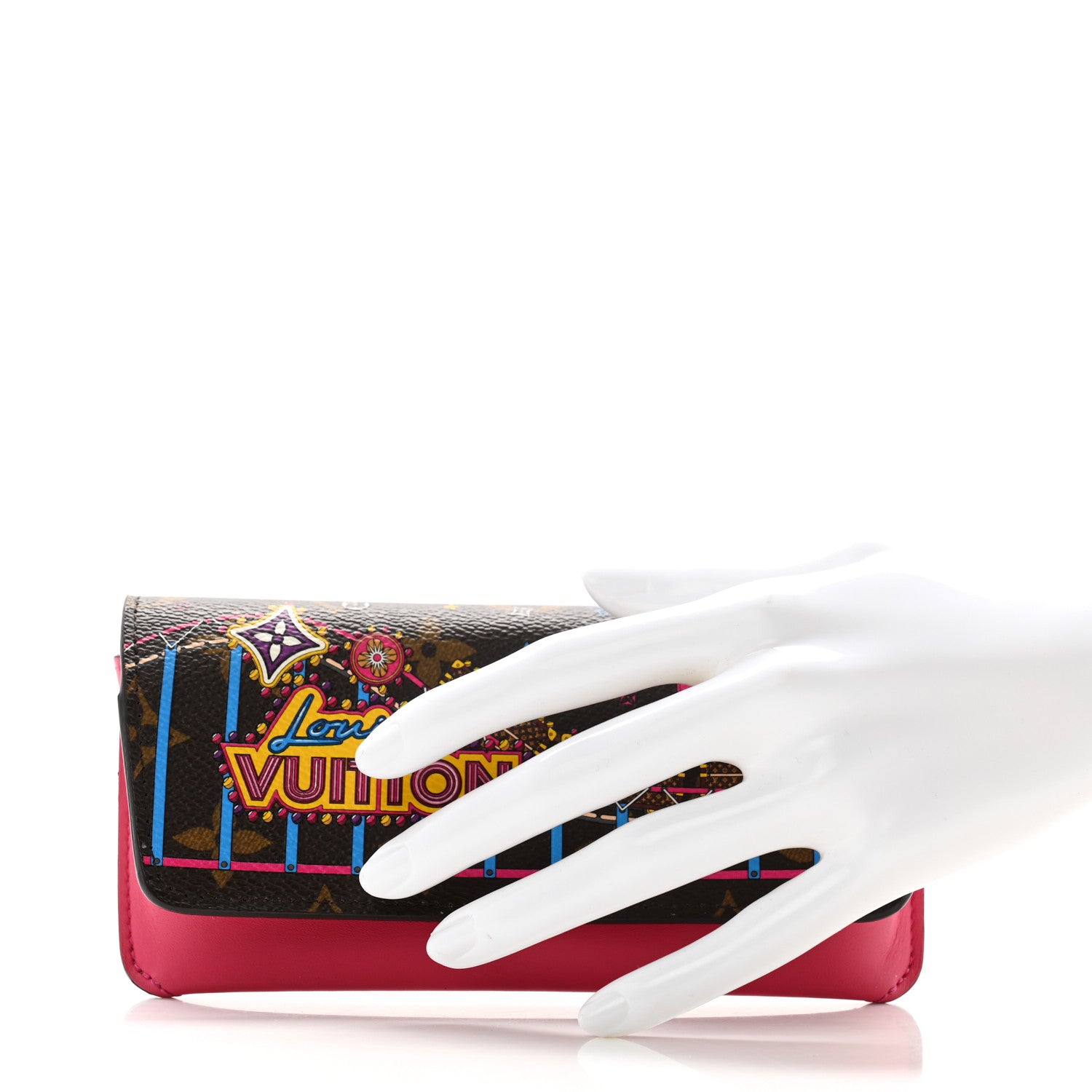 Louis Vuitton Monogram 2020 Christmas Animation Roller Coaster Woody Glasses Case Pivoine 2 of 7