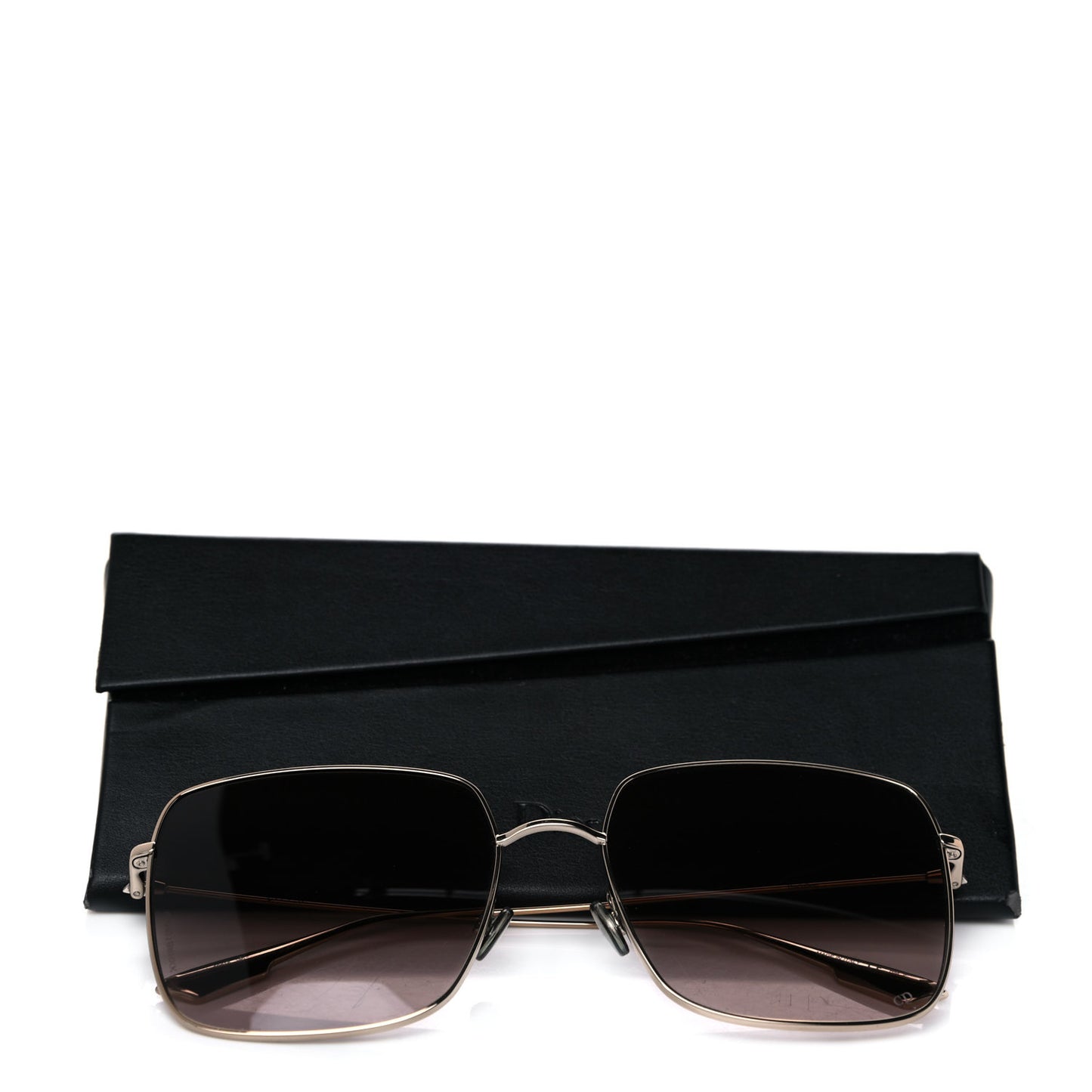 Metal Diorstellaire1 Sunglasses Gold