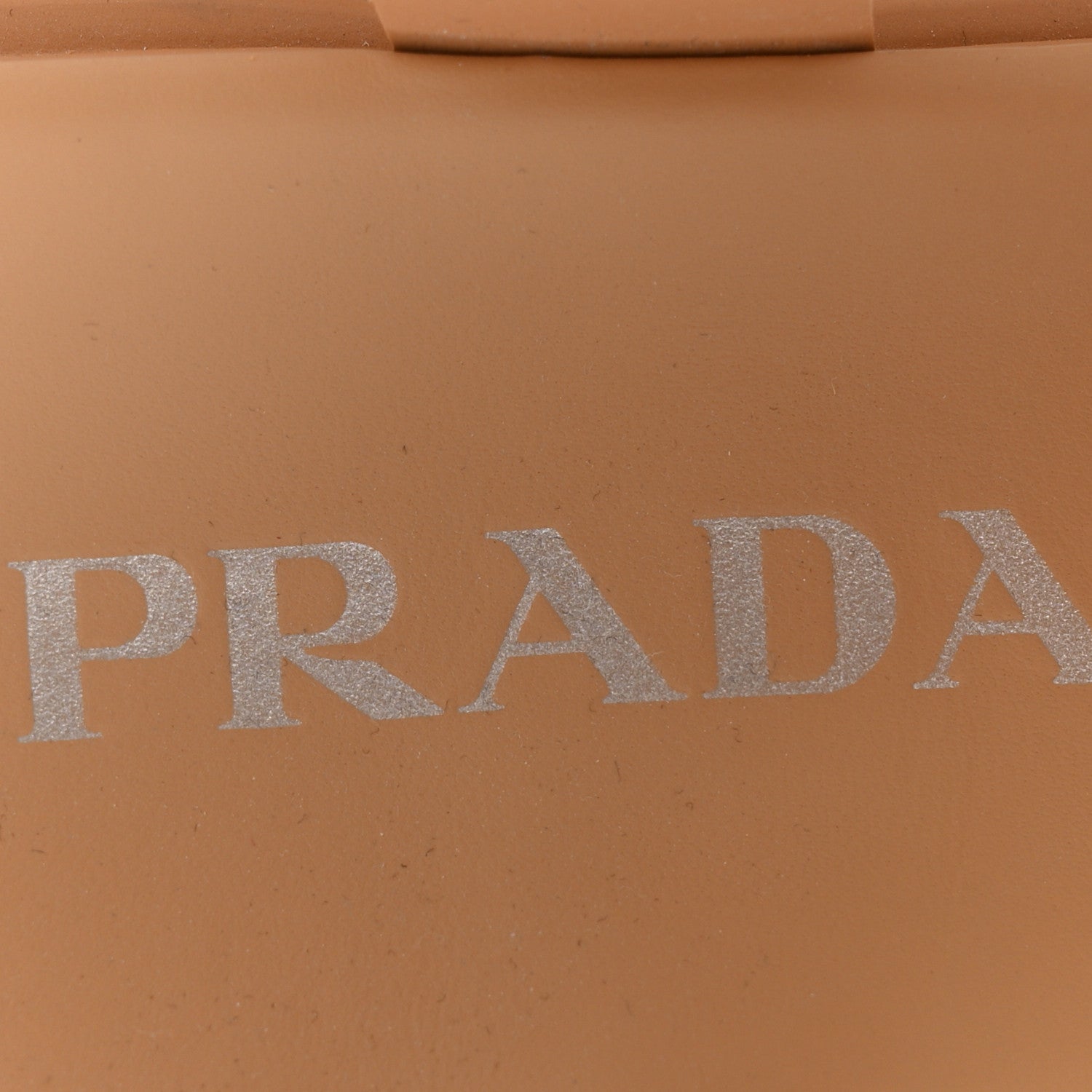 Prada Foam Rubber Metal Triangle Logo Monolith 55mm Cage Sandals 38 Orzo 8 of 9