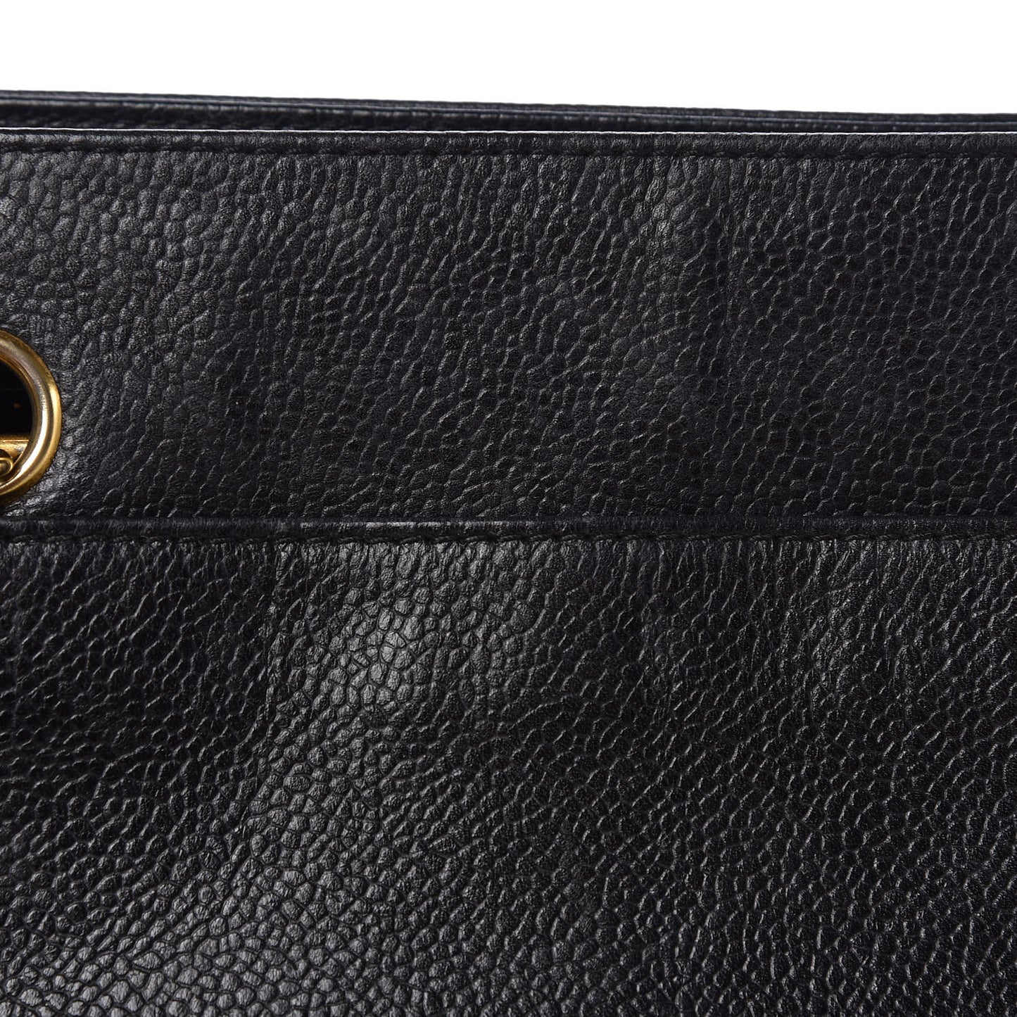 Caviar CC Shoulder Bag Black