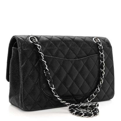 Chanel Caviar Quilted Medium Double Flap Black 3 of 13