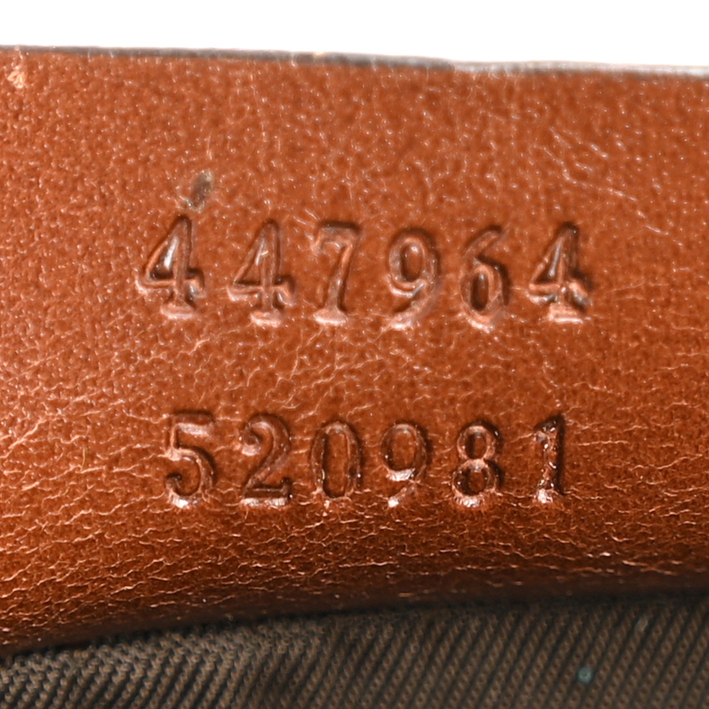 GG Supreme Monogram Key Case Beige Ebony Cuir