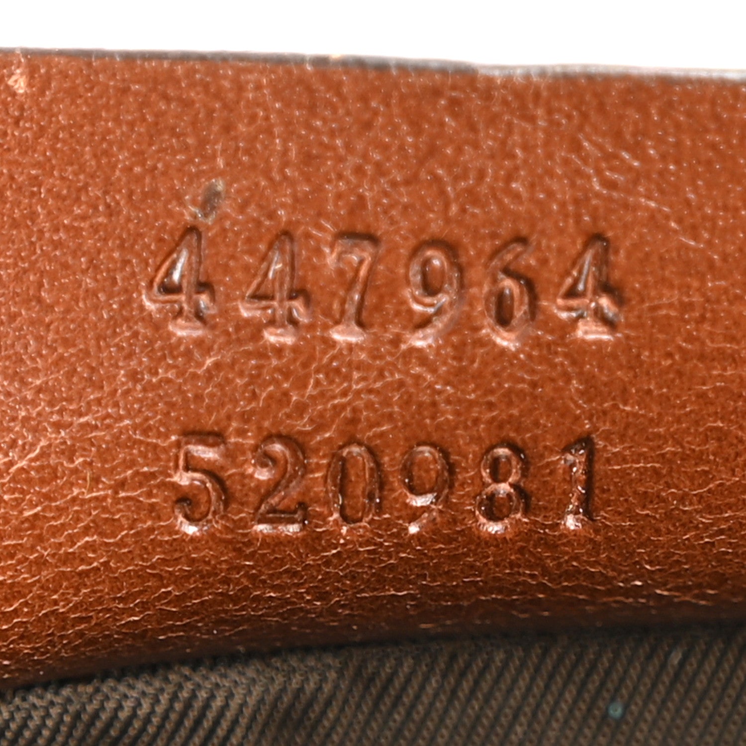 Gucci GG Supreme Monogram Key Case Beige Ebony Cuir 7 of 9