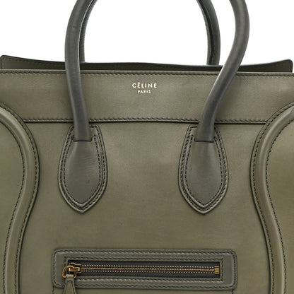 Celine Smooth Calfskin Mini Luggage Almond 8 of 19