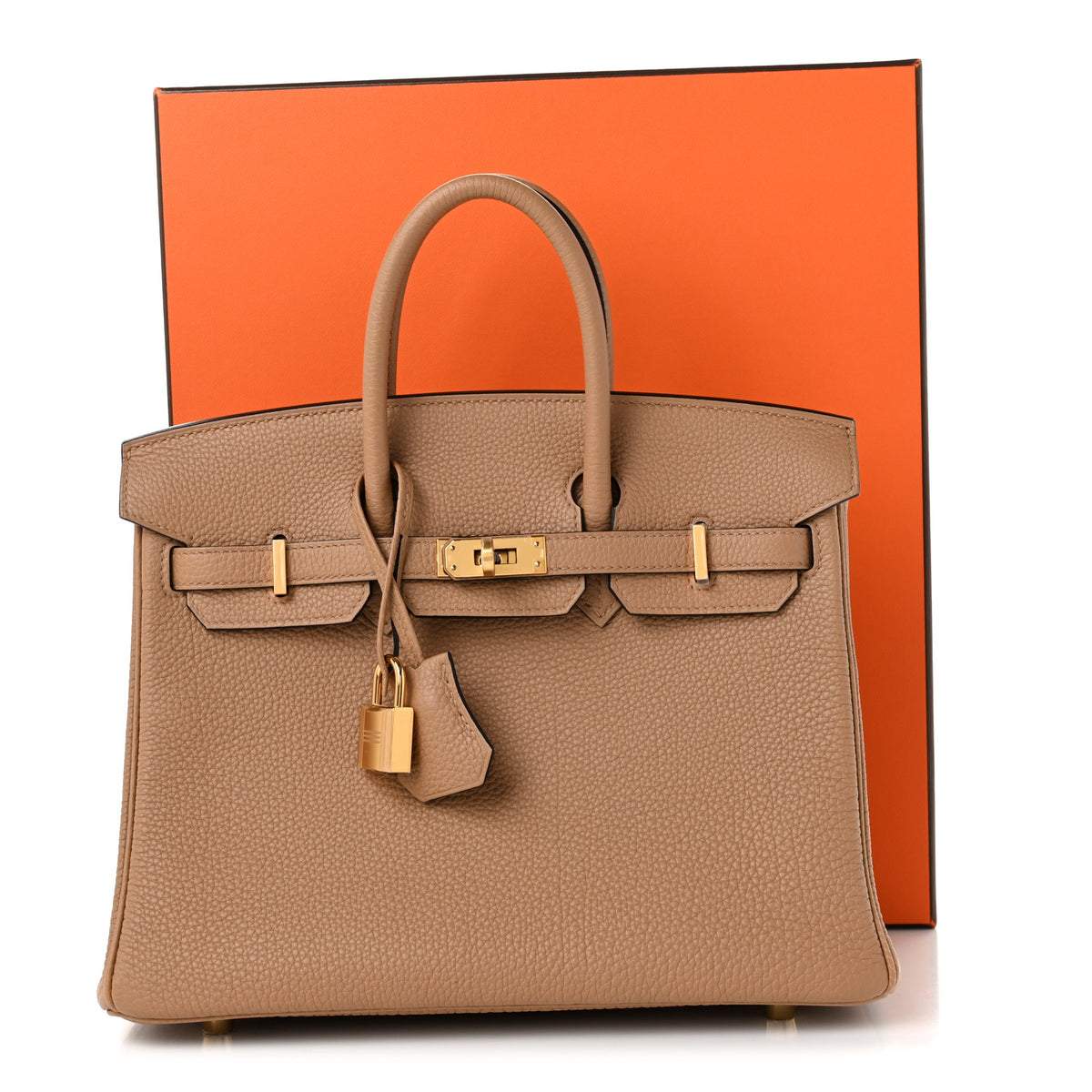 Hermes Togo Birkin 25 Chai 10 of 10