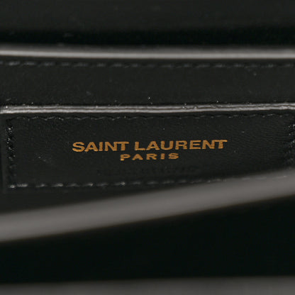 Saint Laurent Velvet Small Monogram Sunset Black 6 of 11