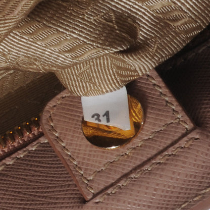 Prada Saffiano Lux Medium Tote Cammeo 7 of 9