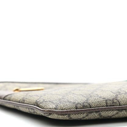 Gucci GG Supreme Monogram Large Ophidia Pouch Clutch Brown 8 of 11
