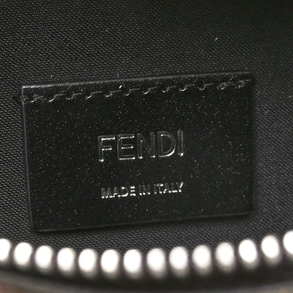 Fendi Shiny Glazed Fabric Vitello Cover FF 1974 Logo Belt Bag Tobacco Moro Giallo Ebano 6 of 10