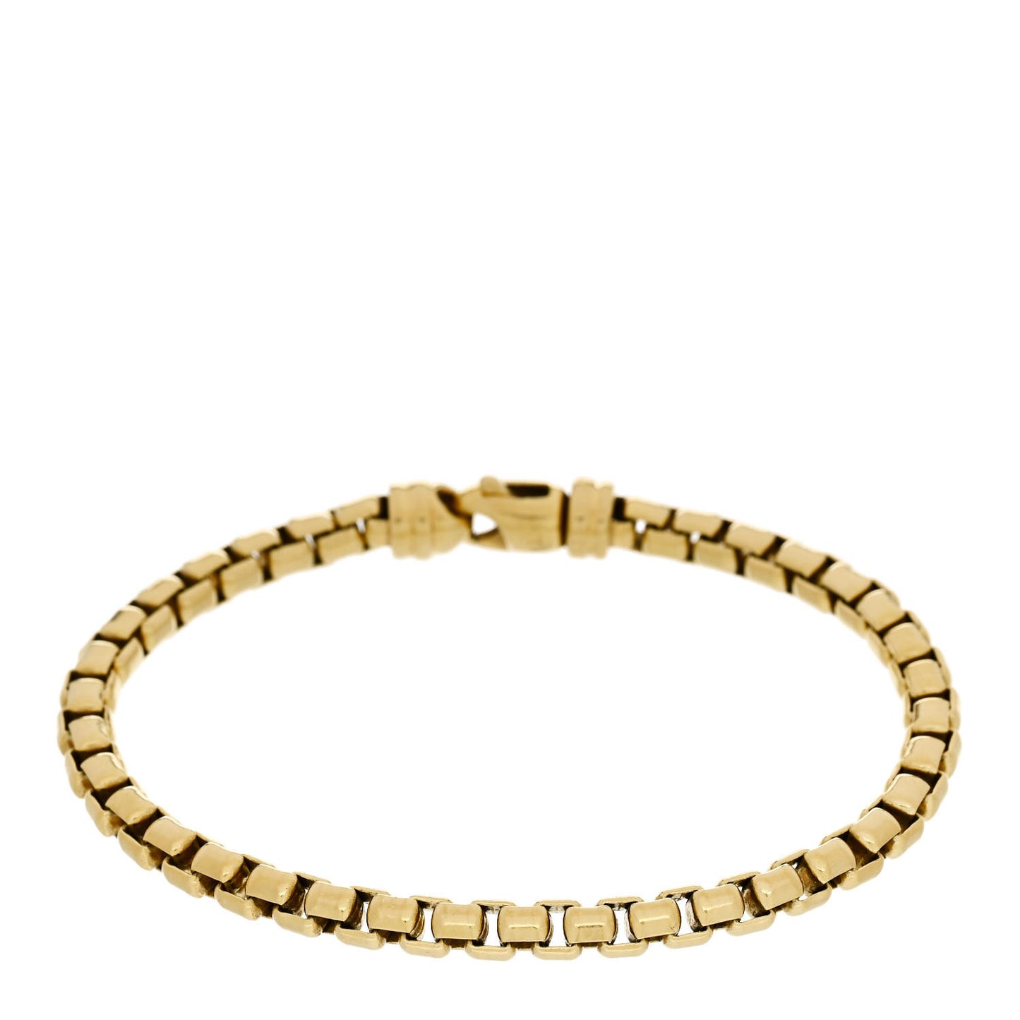 18K Yellow Gold 5mm Box Chain Bracelet