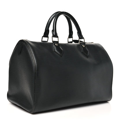 Louis Vuitton Epi Speedy 30 Black 3 of 10