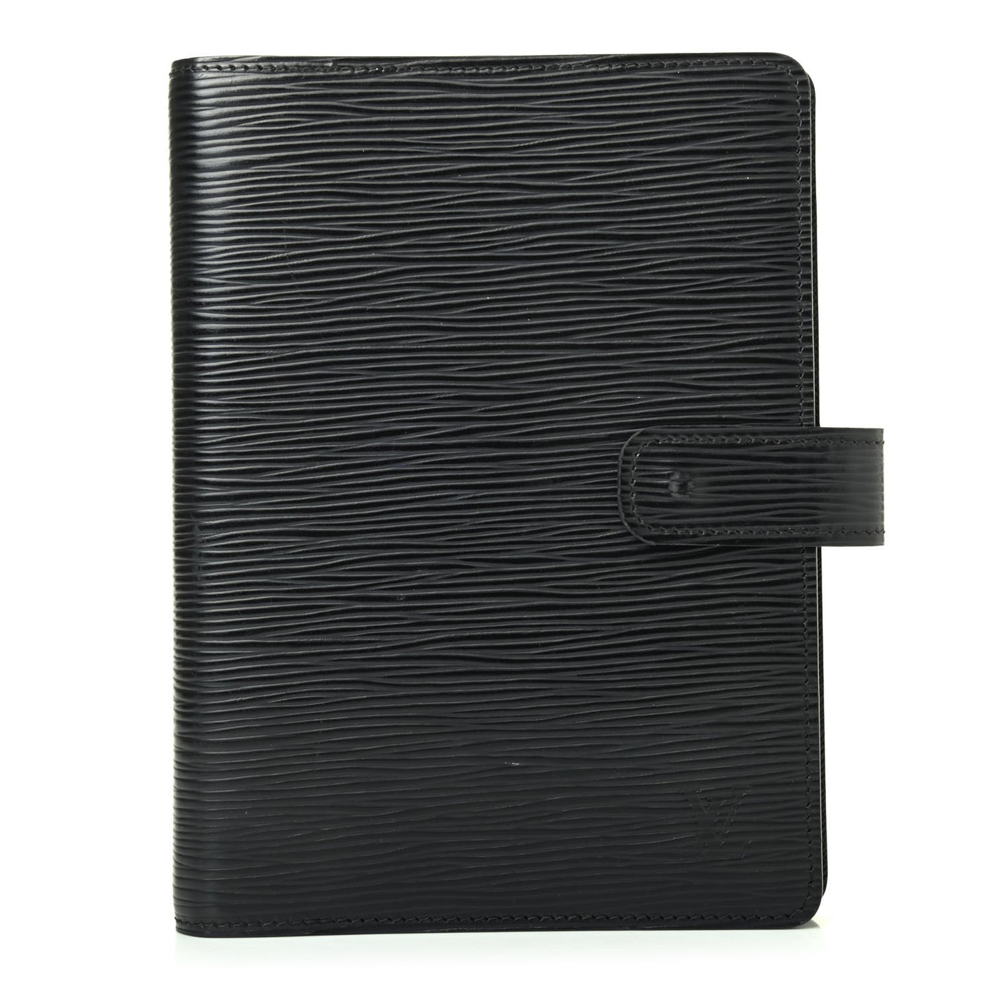 Epi Medium Ring Agenda Cover Black