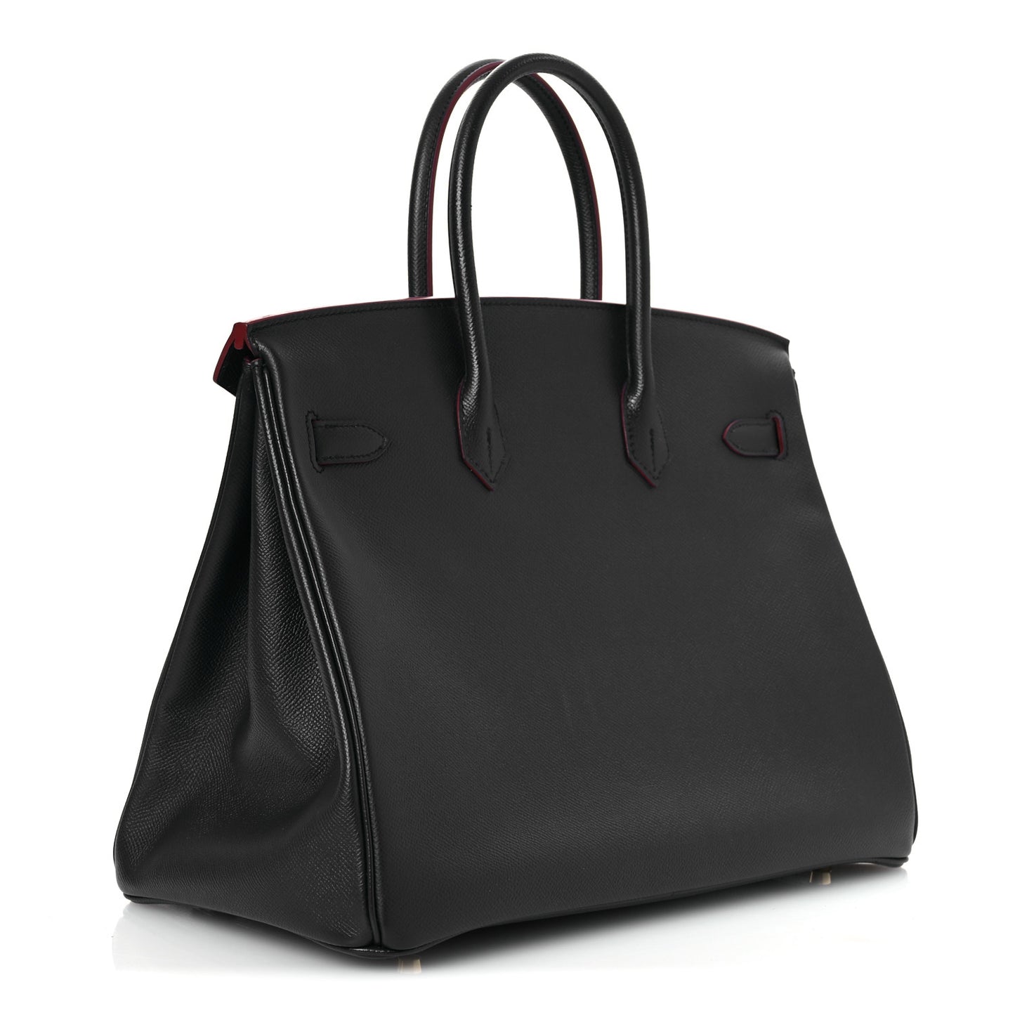 Epsom Contour Birkin 35 Bleu Indigo Rouge H