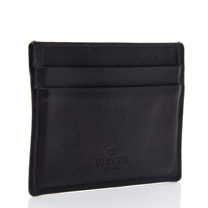Valentino Garavani Nappa Canvas Camouflage Card Holder Green 3 of 8