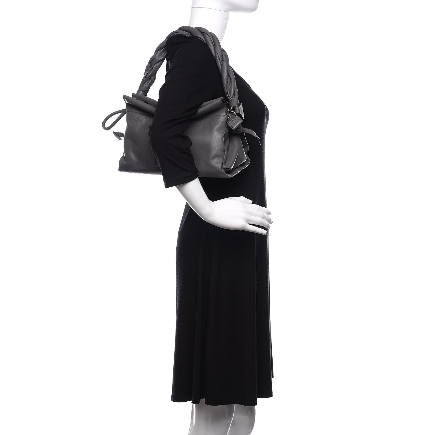 Givenchy Calfskin Medium ID93 Satchel Storm Grey 2 of 10