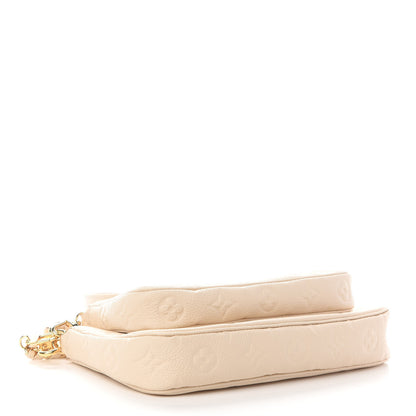 Louis Vuitton Empreinte Monogram Giant Multi Pochette Accessories Cream 4 of 9