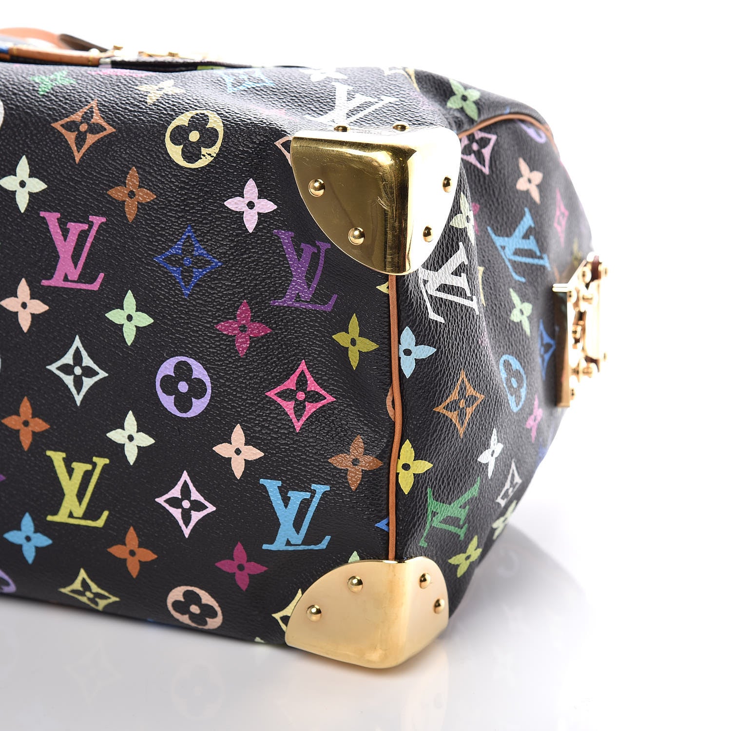 Louis Vuitton Monogram Multicolor Speedy 30 Black 6 of 14