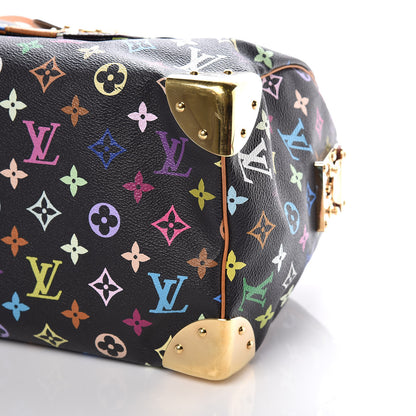 Louis Vuitton Monogram Multicolor Speedy 30 Black 6 of 14