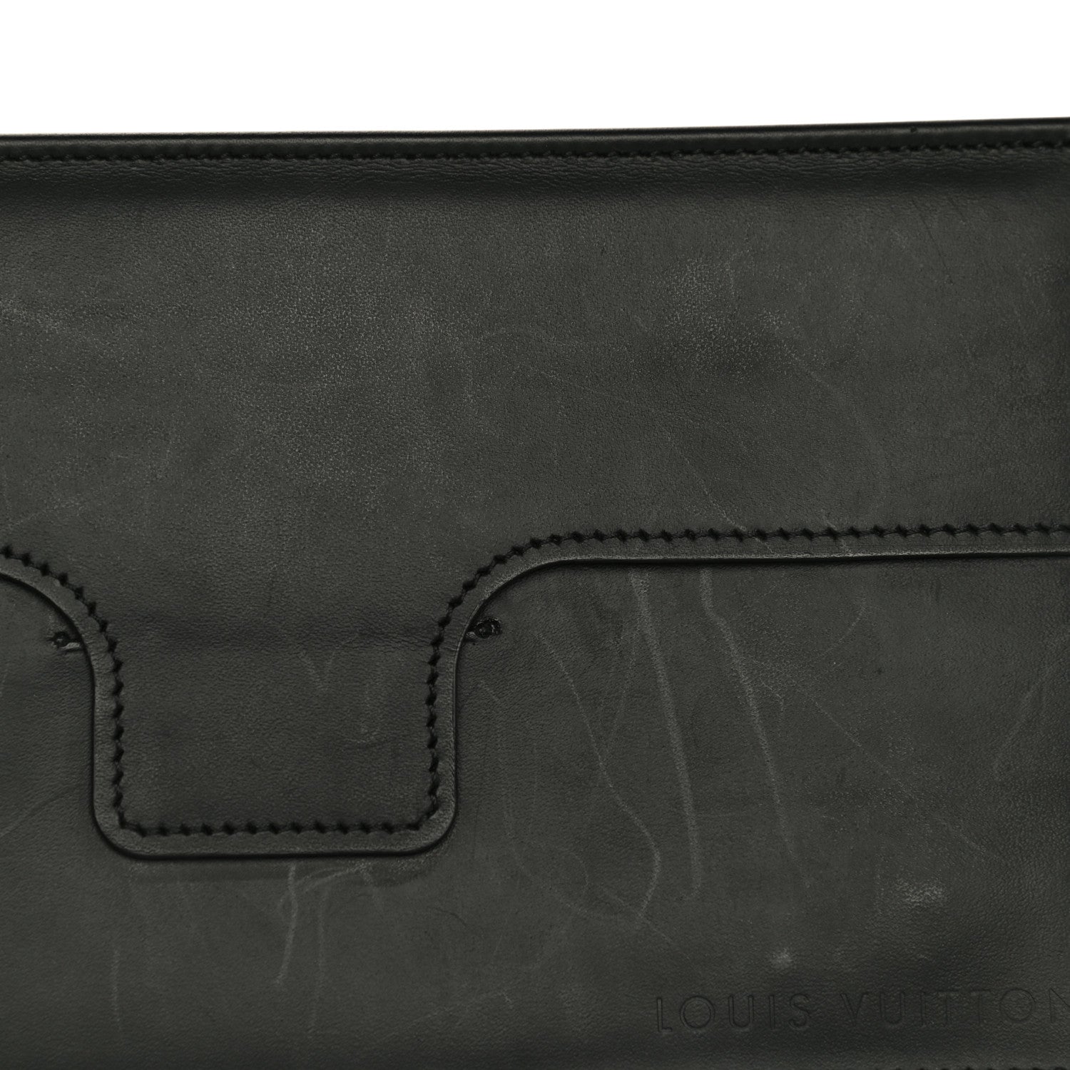Louis Vuitton Monogram Glace Anouchka Pochette MM Black 20 of 23