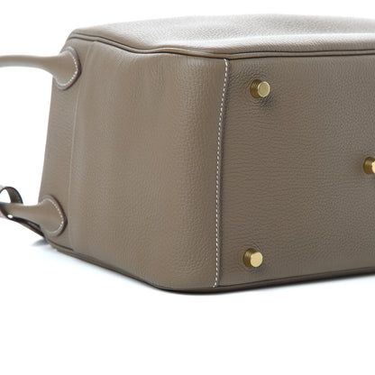 Hermes Taurillon Clemence Lindy 30 Etoupe 9 of 14
