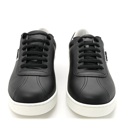 Chanel Calfskin CC Mens Sneakers 46 Black 3 of 11