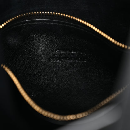 Saint Laurent Grained Calfskin Small Le 5 A 7 Soft Hobo Black 6 of 11