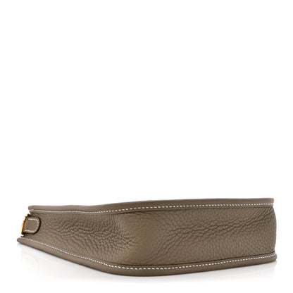 Hermes Taurillon Clemence Evelyne TPM Etoupe 4 of 11