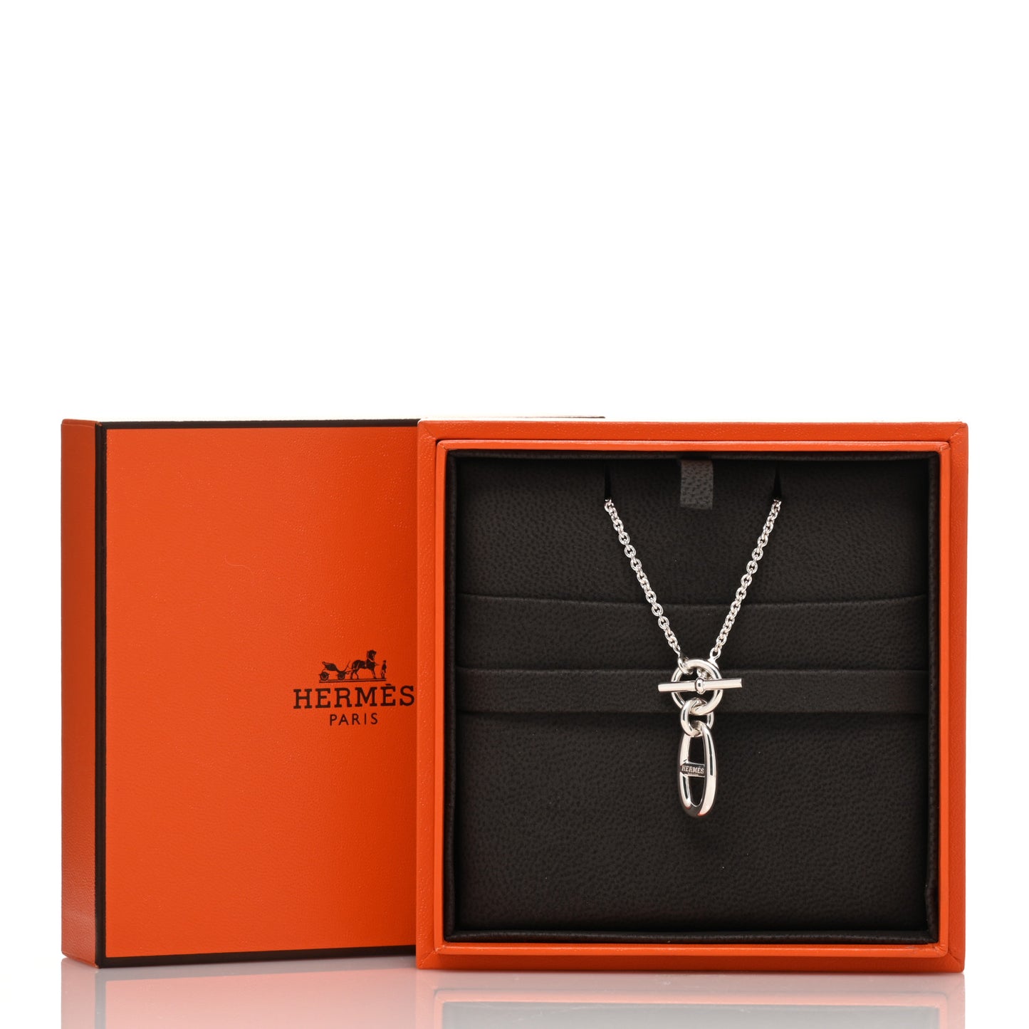Sterling Silver Amulette Chaine d'Ancre Necklace