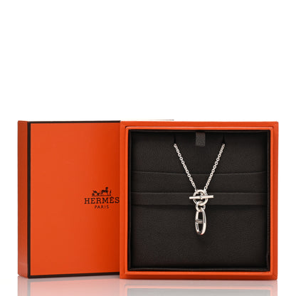 Hermes Sterling Silver Amulette Chaine d'Ancre Necklace 4 of 4