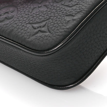 Louis Vuitton Taurillon Monogram Uniformes Solar Ray Soft Pochette Volga Belt Bag Black 10 of 10