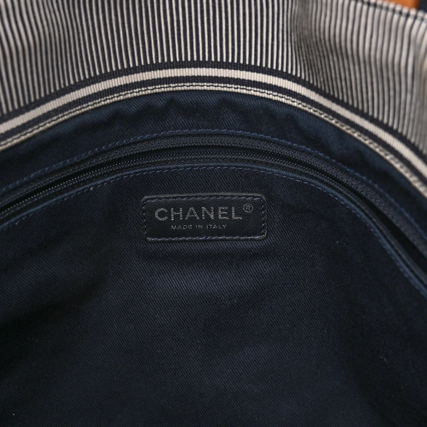 Denim Large Shopping Tote Blue